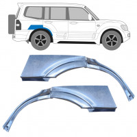 Reparatiepaneel achterspatbord voor Mitsubishi Pajero 1999-2006 / Links + Rechts / Set 9674