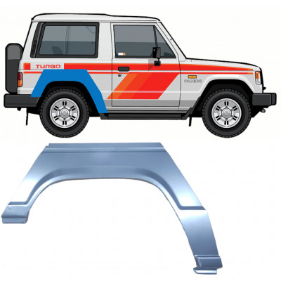 Reparatiepaneel achterspatbord voor Mitsubishi Pajero 1982-1992 / Rechts 6066