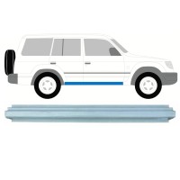 Reparatie dorpel voor Mitsubishi Pajero 1991-2001 / Links = Rechts (symmetrisch) 15999