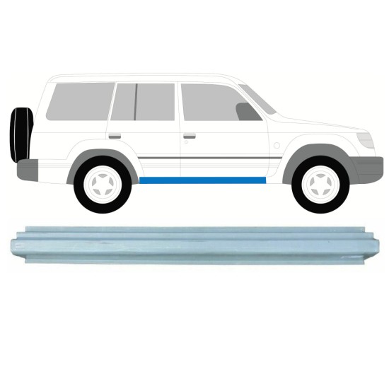 Reparatie dorpel voor Mitsubishi Pajero 1991-2001 / Links = Rechts (symmetrisch) 15999
