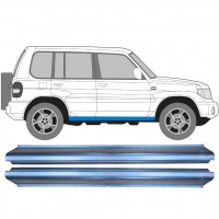 Reparatie dorpel voor Mitsubishi Pajero Pinin 1998-2007 / Set 11363