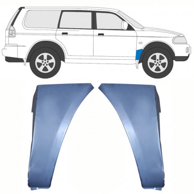 MITSUBISHI PAJERO SPORT 1996-2008 REPARATIEPANEEL VOORVLEUGEL / SET