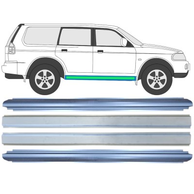 Frontruderamme voor Mitsubishi Pajero Sport 1996-2008 / Links + Rechts / Set 14874