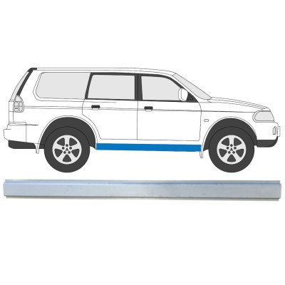 Binnenste reparatie dorpel voor Mitsubishi Pajero Sport 1996-2008 / Links = Rechts (symmetrisch) 14871