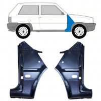 Voorste spatbord voor Fiat Panda 1980-2002 / Set 11813