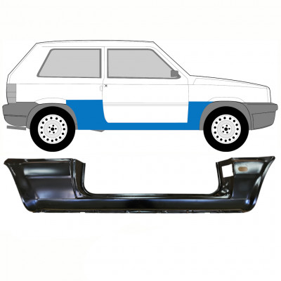 Reparatie dorpel voor Fiat Panda 1980-2002 / Rechts 10754