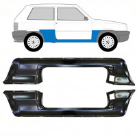 Reparatie dorpel voor Fiat Panda 1980-2002 / Links + Rechts / Set 10756