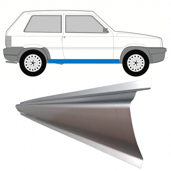 FIAT PANDA 1980-2002 DORPEL REPARATIEPANEL / RECHTS = LINKS