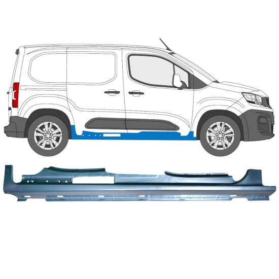 Volledige dorpel voor Toyota Proace City 2019- / Rechts 15956