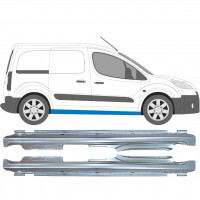 Reparatie dorpel voor Peugeot Partner C Berlingo 2008- / Links + Rechts / Set 9264