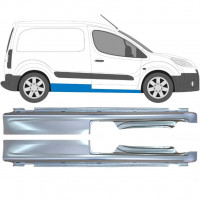 Reparatie dorpel voor Peugeot Partner C Berlingo 2008- / Links + Rechts / Set 10113