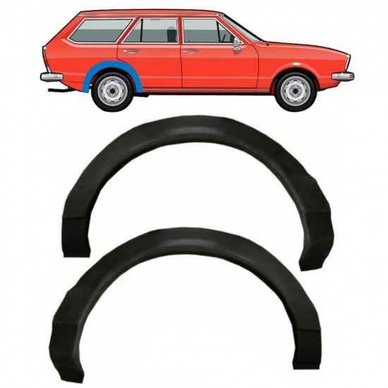 Reparatiepaneel achterspatbord voor VW Passat B1 1973-1980 / Links + Rechts / Set 10962