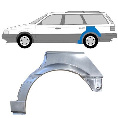 Reparatiepaneel achterste wielkast voor Volkswagen Passat B3 1988-1993 / Links / COMBI 14520