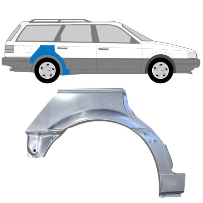 Reparatiepaneel achterspatbord voor Volkswagen Passat B3 1988-1993 / Rechts / COMBI 14519