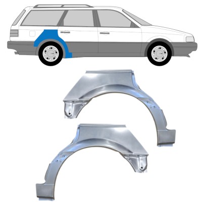 Reparatiepaneel achterspatbord voor Volkswagen Passat B3 1988-1993 / Links + Rechts / COMBI 14521