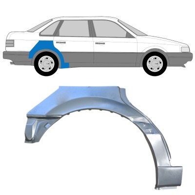 Reparatiepaneel achterspatbord voor Volkswagen Passat B3 1988-1993 / Rechts / SEDAN 14516