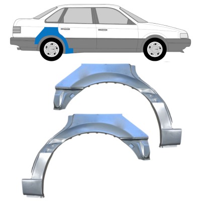 Reparatiepaneel achterspatbord voor Volkswagen Passat B3 1988-1993 / Links + Rechts / SEDAN 14518