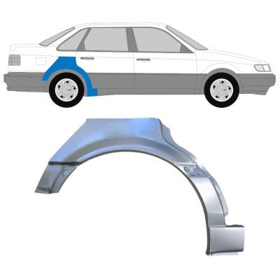 Reparatiepaneel achterspatbord voor Volkswagen Passat B4 1993-1996 / Rechts 16080