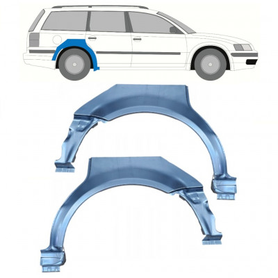 Reparatiepaneel achterspatbord voor VW Passat B5 1996-2005 / Links + Rechts / Set 9688