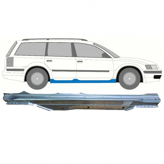 VW PASSAT B5 1996-2005 VOL DORPEL REPARATIEPANEEL / RECHTS