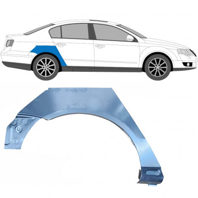 Reparatiepaneel achterspatbord voor VW Passat B6 2005-2010 / Rechts 5047