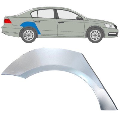 Reparatiepaneel achterspatbord voor Volkswagen Passat B7 2010-2015 / Rechts 16352
