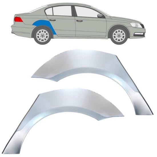 Reparatiepaneel achterspatbord voor Volkswagen Passat B7 2010-2015 / Links + Rechts / Set 16354