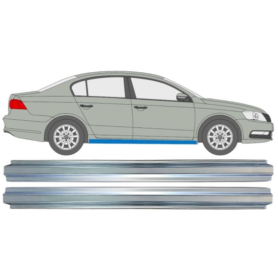 Reparatie dorpel voor Volkswagen Passat B7 2010-2015 / Links + Rechts / Set 16357