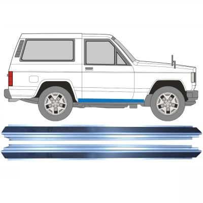 Reparatie dorpel voor Nissan Patrol K160 1979-1990 / Links + Rechts / Set 16291