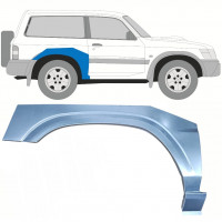 Reparatiepaneel achterspatbord voor Nissan Patrol 1997-2009 / Rechts 10218