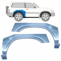 Reparatiepaneel achterspatbord voor Nissan Patrol 1997-2009 / Links + Rechts / Set 10220