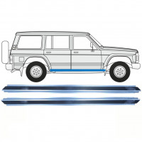 Reparatie dorpel voor Nissan Patrol 1990-1997 / Links = Rechts (symmetrisch) / Set 10312