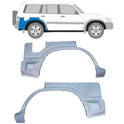 Reparatiepaneel achterspatbord voor Nissan Patrol 1997-2009 / Links / Rechts / Links / Rechts 12759