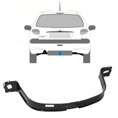 Brandstoftank klemmen voor Peugeot 206 206+ 1998-2012 16013