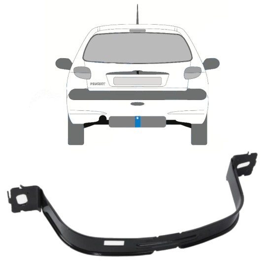 Brandstoftank klemmen voor Peugeot 206 206+ 1998-2012 16013