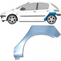 Reparatiepaneel achterspatbord voor Peugeot 206 1998- / Links 7203