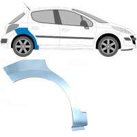 Reparatiepaneel achterspatbord voor Peugeot 207 2006-2013 / Rechts 6945