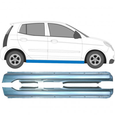 Volledige dorpel voor Kia Picanto 2004-2011 / Links + Rechts / Set 10343