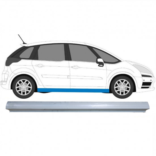 CITROEN C4 PICASSO 2006-2013 DORPEL REPARATIEPANEEL / RECHTS