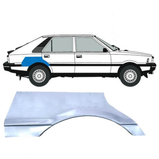 FSO POLONEZ 1978-2002 ACHTERSPATBORD REPARATIEPANEEL/ RECHTS