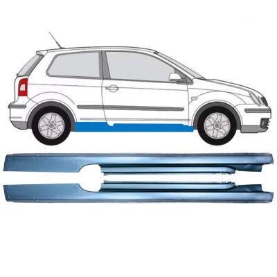 Volledige dorpel voor Volkswagen Polo 2001-2009 / Links + Rechts / Set 12858