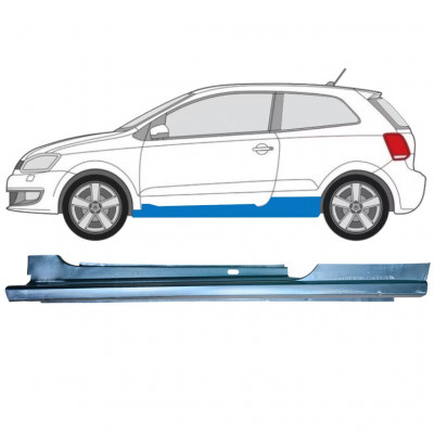 Volledige dorpel voor Volkswagen Polo 2009-2017 / Links 12860
