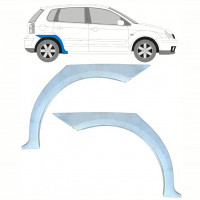 Reparatiepaneel achterspatbord voor VW Polo 2001-2009 / Links + Rechts / Set 10132