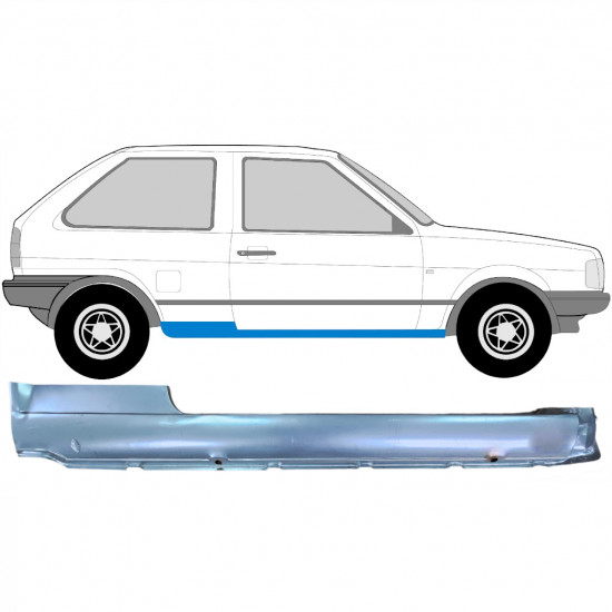 VW POLO 1981-1994 DORPEL REPARATIEPANEEL / RECHTS