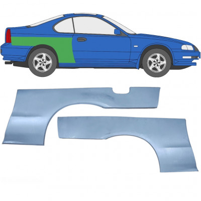 Reparatiepaneel achterspatbord voor Honda Prelude 1992-1997 / Links + Rechts / Set 10268