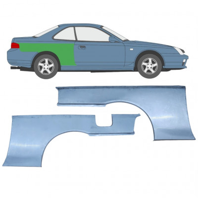 Reparatiepaneel achterspatbord voor Honda Prelude 1996-2001 / Links + Rechts / Set 9155