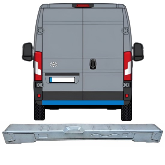 Reparatiepaneel achterbumper versterking voor Toyota Proace Max 2024- 16873