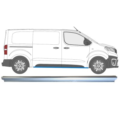 Reparatie dorpel onderste deel voor Toyota Proace Verso 2016- / Links = Rechts (symmetrisch) 15600