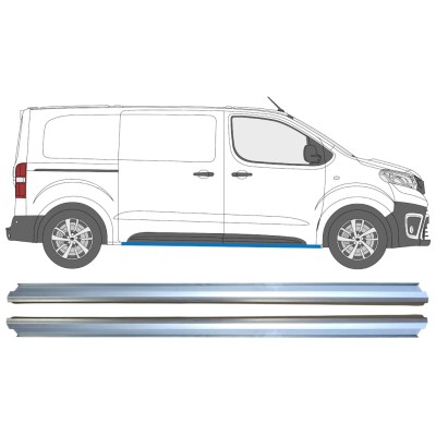 Reparatie dorpel onderste deel voor Toyota Proace Verso 2016- / Links + Rechts / Set 15601