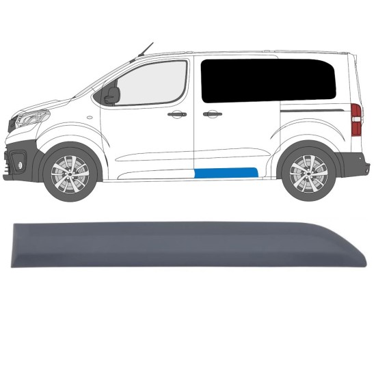 Sierlijst schuifdeur voor Citroen Jumpy 2016- / Links 15156